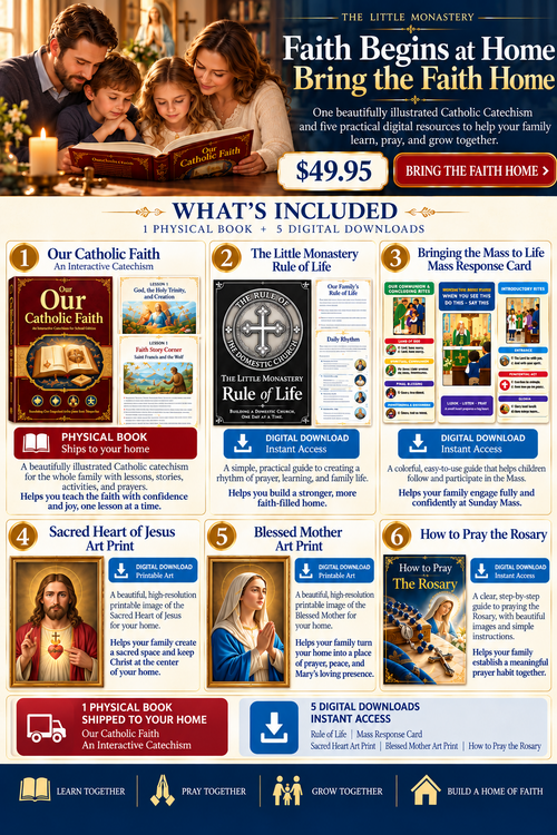 Bring the Faith Home bundle — 1 physical book and 5 downloads, $49.95